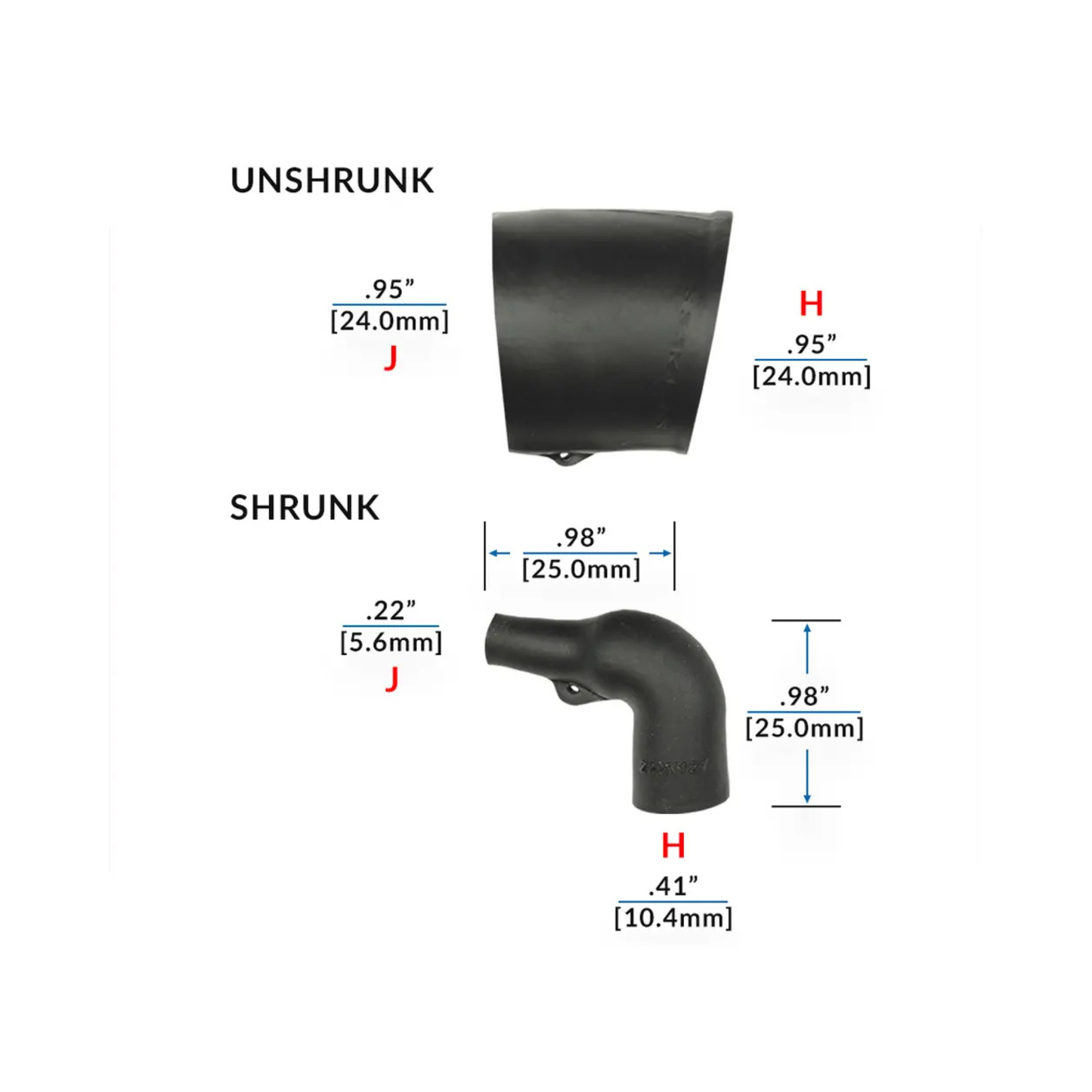 Raychem 222K121-25-0 Molded Boot