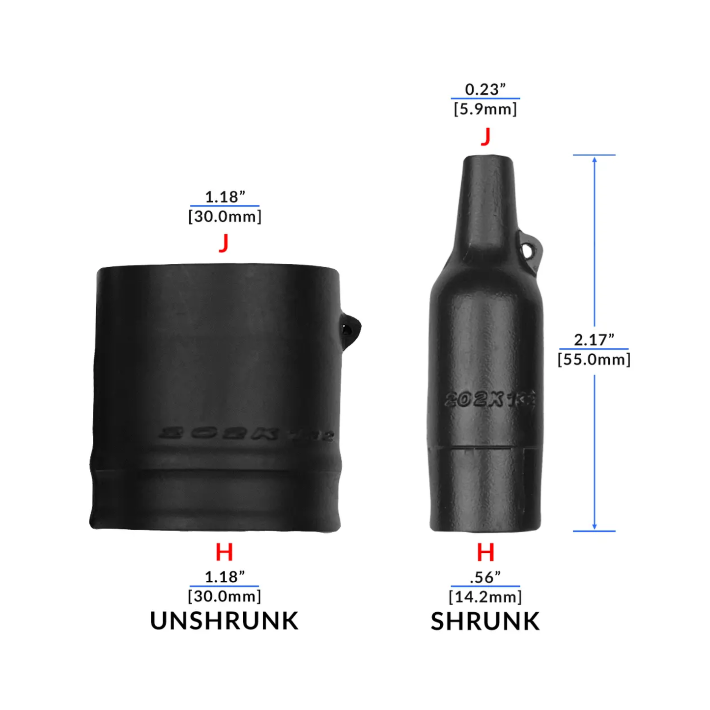 Raychem 202K132-25-0 Molded Boot