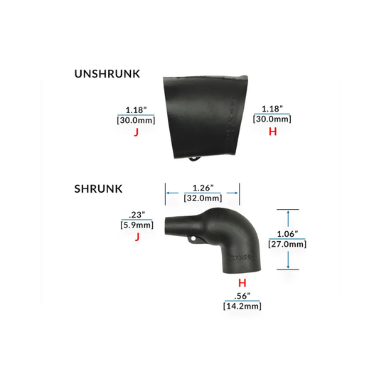 Raychem 222K132-25-0 Molded Boot