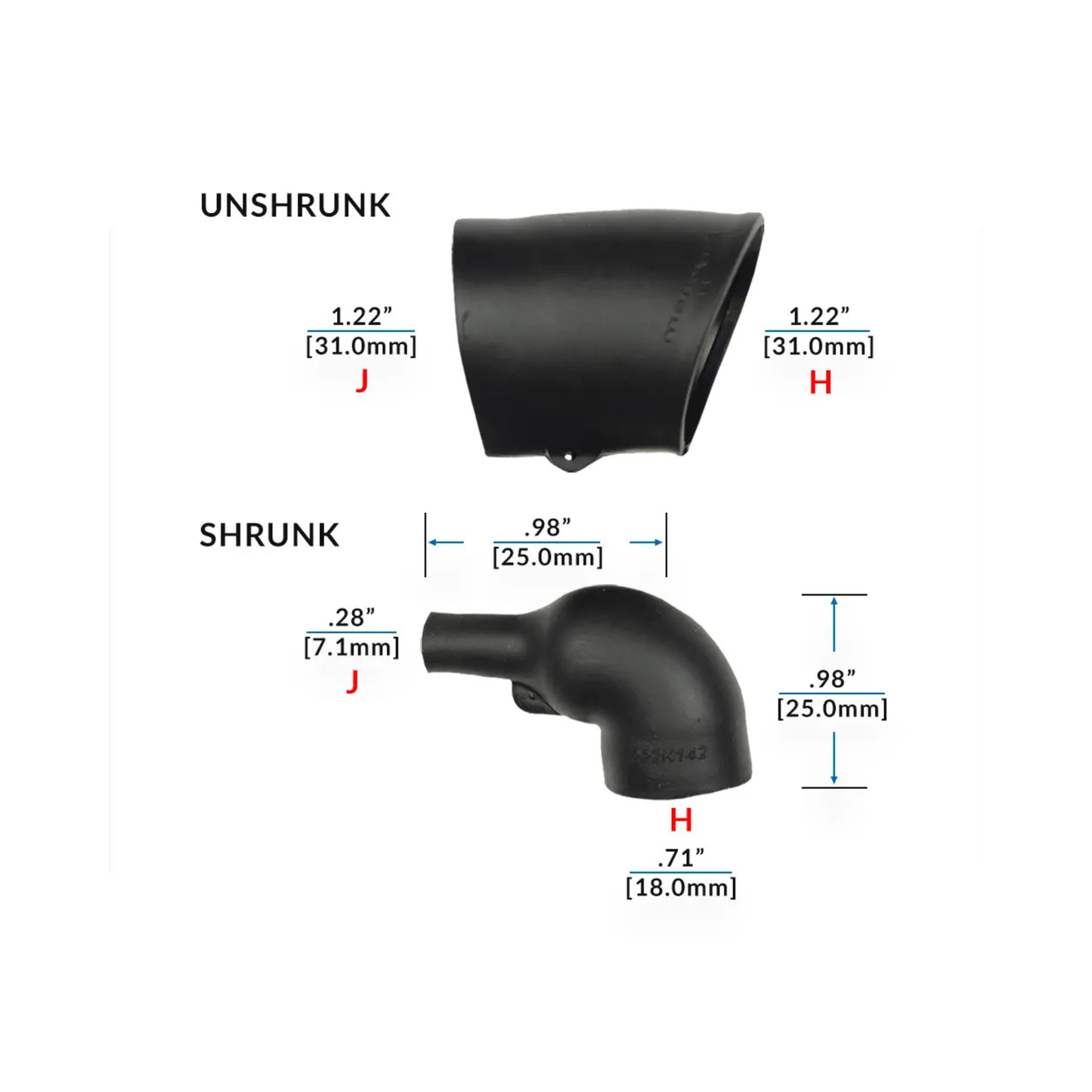 Raychem 222K142-25-0 Molded Boot
